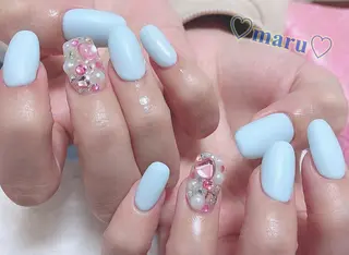 ネイル まるみ ♡のネイルデザイン