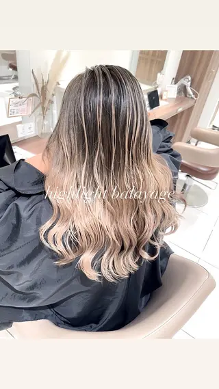 ロング カラー 大宮/バレイヤージュ /澤田隆誠のヘアスタイル