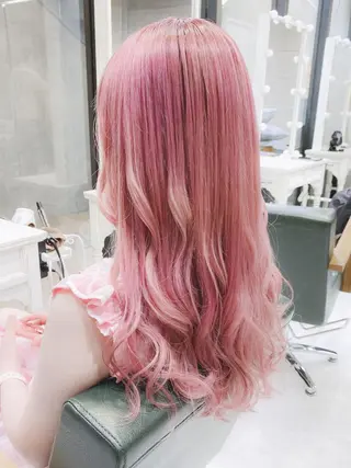カラー ロング ヘアアレンジ Days 透明感カラーのヘアスタイル