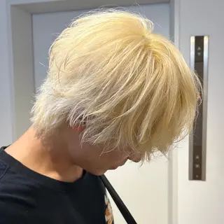 カラー メンズ CYAN by acoron .池袋所属・メンズパーマ職人 ユキハシのヘアスタイル