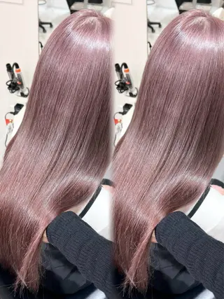 セミロング カラー 盛れる顔周り🤍渋谷 Risa🎀のヘアスタイル