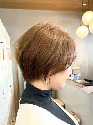ショート 🩵縮毛矯正/ブリー チ/髪質改善/いつかのヘアスタイル