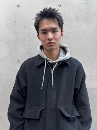 ショート メンズスタイリスト リュウジのヘアスタイル