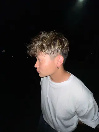 ショート カラー メンズ Ameri 新宿所属・新宿/透明感カラー/ 髪質改善/桜良のヘアスタイル