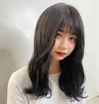 ロング 韓国レイヤー/透明感 カラー🦋mioのヘアスタイル