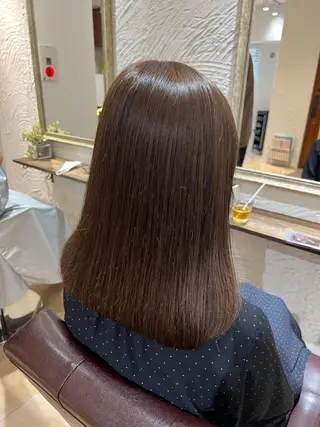 ミディアム カラー 🥀韓国ヘア🥀 宮津真菜のヘアスタイル