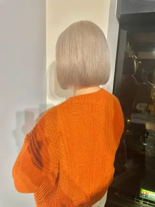 ショート 最新ケアカラー 髪質改善YUTOのヘアスタイル