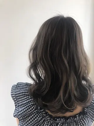 セミロング カラー 古山 勇太のヘアスタイル