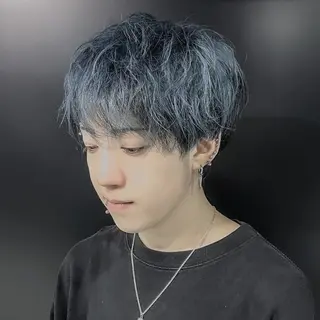 カラー メンズ メンズ/アメ村/河合 顕正のヘアスタイル