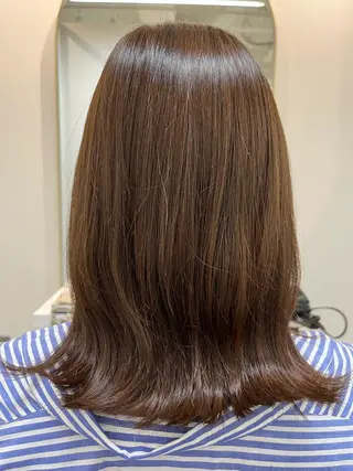 ミディアム 比嘉 黎花のヘアスタイル