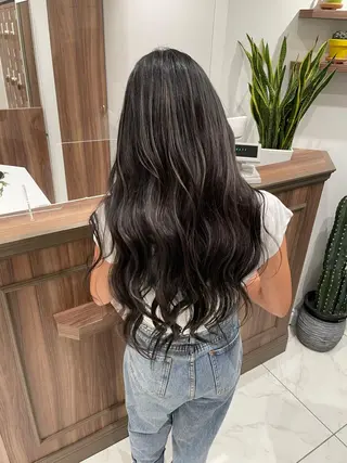 ミディアム カラー ヘアアレンジ 🇰🇷韓国ヘア★ 副店長.쿠리타⭐︎のヘアスタイル