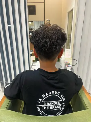 パーマ メンズ 中村 彩奈のヘアスタイル