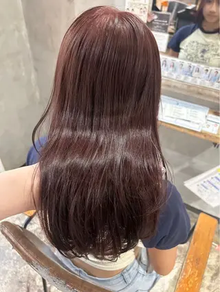 ロング カラー 福村 彩夏のヘアスタイル