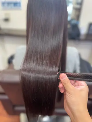 セミロング 田中 就のヘアスタイル