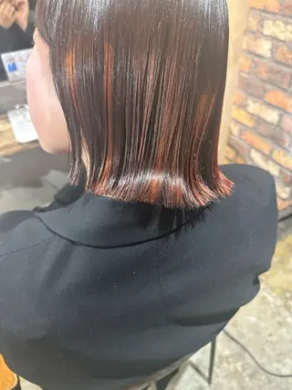 ショート カラー キダ ユウナのヘアスタイル