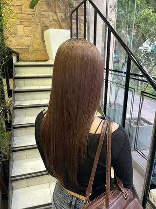 ロング カラー waka❤️✨ レイヤーボブ/ネイルのヘアスタイル