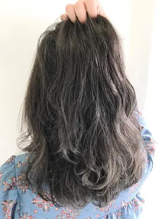 セミロング カラー 🌈限定価格🌈 鈴木　瑛輔のヘアスタイル