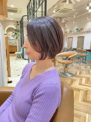 ショート 💎巻ける縮毛矯正/ 艶髪💎石渕智也のヘアスタイル