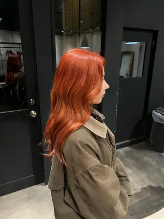 ロング anri/梅田/ 透明感カラーのヘアスタイル