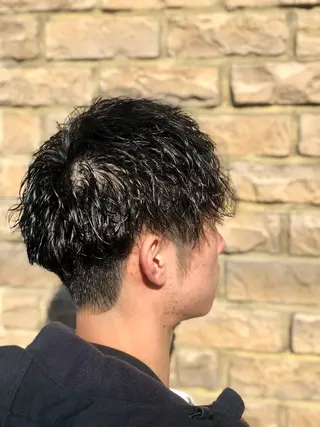 パーマ メンズ 小松 智寛のヘアスタイル