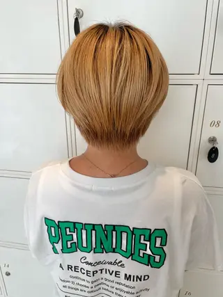 ショート カラー 鶴岡で縮毛矯正なら お任せ！ハヤシナオミのヘアスタイル