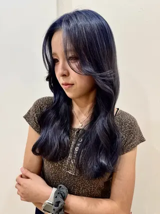 ロング カラー コイデ リュウセイのヘアスタイル