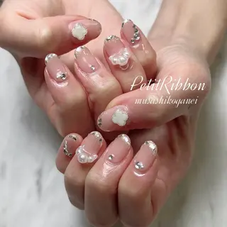 ネイル ネイルPetit Ribbonのネイルデザイン