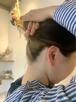 セミロング ⭐️似合わせ⭐️ ほかぞの　りかのヘアスタイル