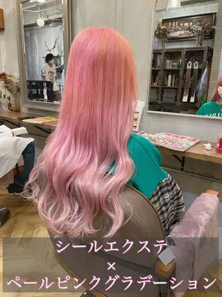 ロング カラー エクステ指名No.1 【店長】橘田のヘアスタイル