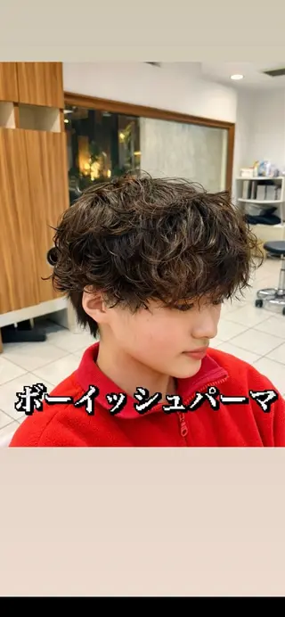ショート パーマ 【パーマ特化美容師】 ♣️Yoshiyaのヘアスタイル