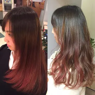 ロング カラー パーマ EMANON新宿西口所属・新宿/髪質改善/ 美髪矯正✨浅江通友のヘアスタイル