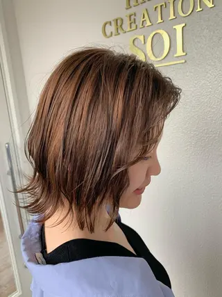 ショート カラー 三野 沙也のヘアスタイル