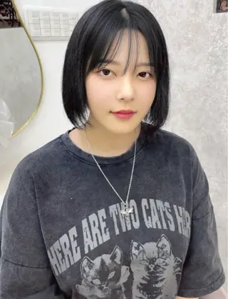 カラー 🍀みちか🍀 lovis💕モデルのヘアスタイル