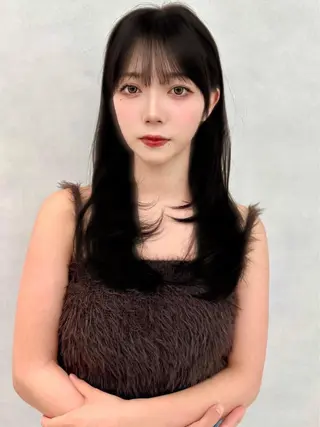 ロング 山本 侑平のヘアスタイル