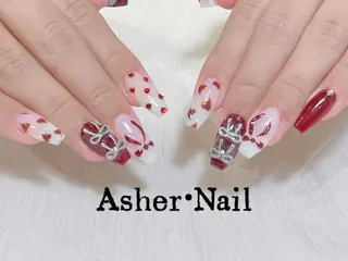 パーマ Asher-Yuki 🍁のネイルデザイン