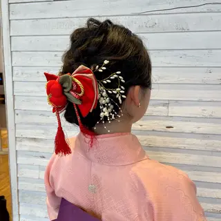 ミディアム 為近日向子🐥暖色 💘顔周りカット🌈のヘアスタイル