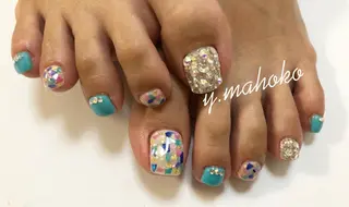 ネイル She nail studio 原宿所属・パラジェル有/ スカルプ/mahoのネイルデザイン
