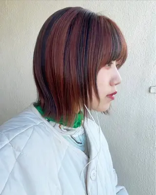 ミディアム カラー mulum所属・髪質改善/艶髪/韓国 ヘア[マンツーマン]のヘアスタイル
