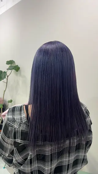 ロング カラー 吉田 絵夢のヘアスタイル