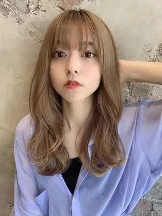 セミロング モテ髪🤍こなれヘア 藤山裕大のヘアスタイル