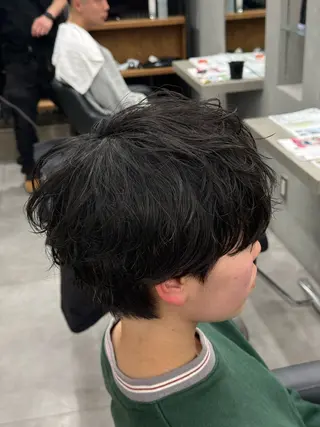 パーマ OVARL/ トワ/メンズパーマのヘアスタイル