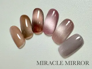 ネイル ミラクルミラー 町野のネイルデザイン
