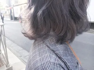 ミディアム カラー 北條 優輝のヘアスタイル