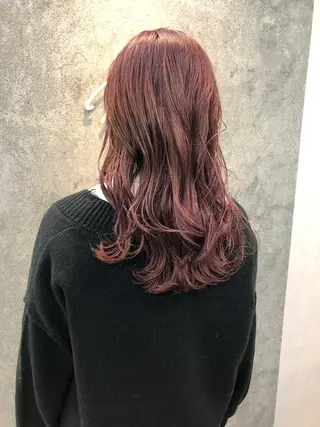 セミロング 所渉/韓国レイヤー /ウルフカットのヘアスタイル