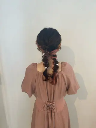 ロング ヘアアレンジ ヒナリ/まつ毛パーマ 無料モデル募集中☆彡のマツエク・マツパデザイン