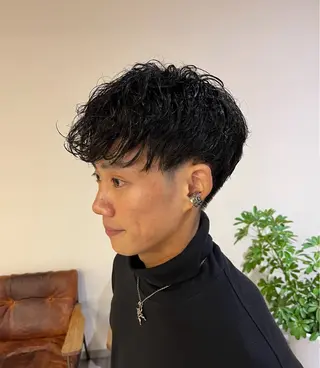 メンズ YUI🍊 ボブ/メンズパーマのヘアスタイル