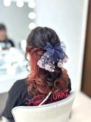 ヘアアレンジ 植木 萌恵のヘアスタイル