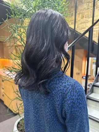 セミロング ヘアアレンジ 🫧カット/パーマ /ネイル/かりん🫧のヘアスタイル