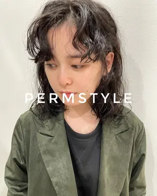 ミディアム カラー パーマ ヘアアレンジ キッズ オトナヘア🌸 harukaのヘアスタイル