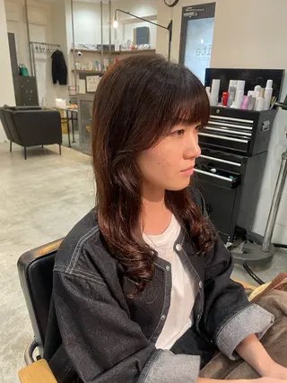 ミディアム 顔周りカット 🎀サヤカ🎀のヘアスタイル